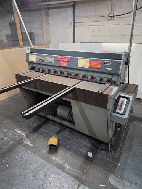 Front with foot pedal and control panel
